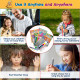 Face Paint Kit for Kids (8 color palette)