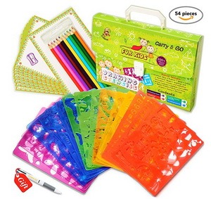 Large Drawing Stencils Set for Kids